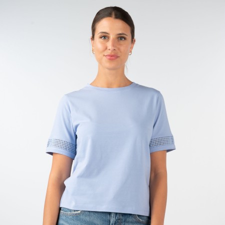SALE % | MANGO | T-Shirt - Loose Fit - Kurzarm | Blau online im Shop bei meinfischer.de kaufen
