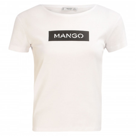 SALE % | MANGO | T-Shirt - Regular Fit - Crewneck | Weiß online im Shop bei meinfischer.de kaufen