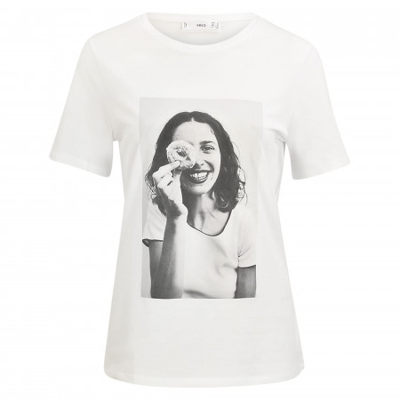 SALE % | MANGO | T-Shirt - Regular Fit - Woman | Weiß online im Shop bei meinfischer.de kaufen