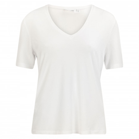 SALE % | MANGO | T-Shirt - Regular Fit - Ribix | Weiß online im Shop bei meinfischer.de kaufen
