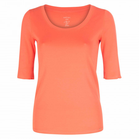 SALE % | Marc Cain | T-Shirt - Slim Fit - Unifarben | Rot online im Shop bei meinfischer.de kaufen