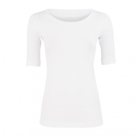 SALE % | Marc Cain | Shirt - Slim Fit - unifarben | Weiß online im Shop bei meinfischer.de kaufen