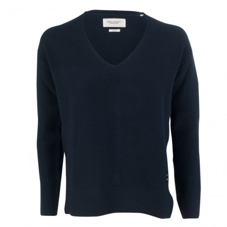 SALE % | Marc O'Polo Denim | Pullover - oversized - Colourblocking | Blau online im Shop bei meinfischer.de kaufen