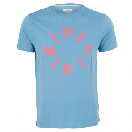 SALE % | Marc O'Polo Denim | T-Shirt - Regular Fit - Frontprint | Blau online im Shop bei meinfischer.de kaufen