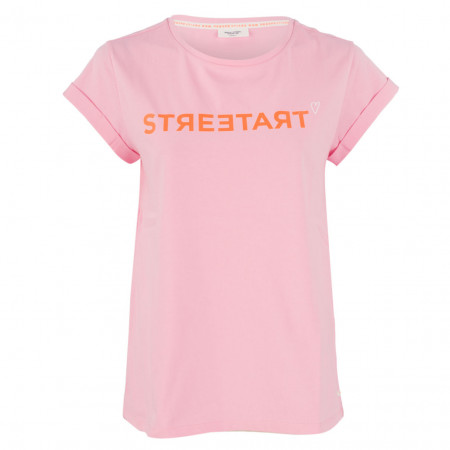 SALE % | Marc O'Polo Denim | T-Shirt - Regular Fit - Print | Pink online im Shop bei meinfischer.de kaufen