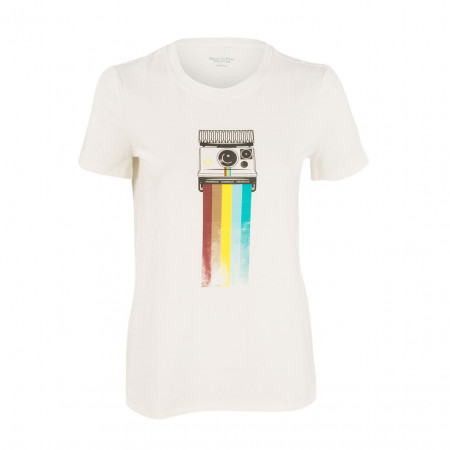 SALE % | Marc O'Polo Denim | T-Shirt - Regular Fit - Print | Weiß online im Shop bei meinfischer.de kaufen