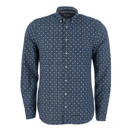SALE % | Marc O'Polo | Freizeithemd - Shaped Fit - Button Down | Blau online im Shop bei meinfischer.de kaufen