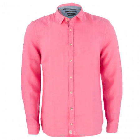 SALE % | Marc O'Polo | Freizeithemd - Shaped Fit - Leinen | Pink online im Shop bei meinfischer.de kaufen