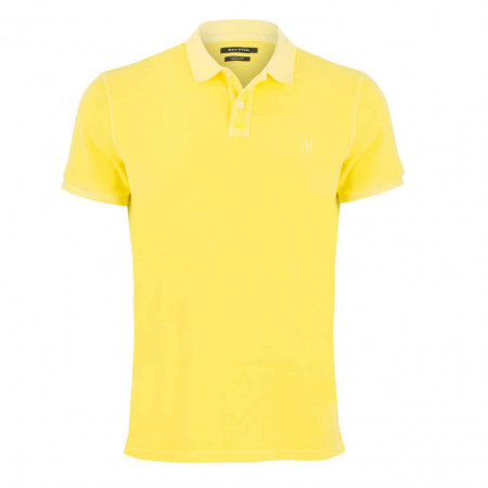SALE % | Marc O'Polo | Poloshirt - Regular Fit - unifarben | Gelb online im Shop bei meinfischer.de kaufen