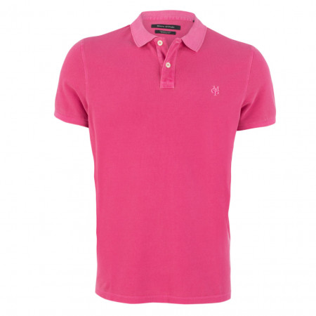 SALE % | Marc O'Polo | Poloshirt - Regular Fit - unifarben | Pink online im Shop bei meinfischer.de kaufen