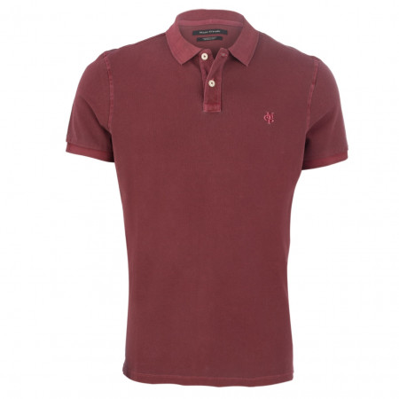 SALE % | Marc O'Polo | Poloshirt - Regular Fit - unifarben | Rot online im Shop bei meinfischer.de kaufen