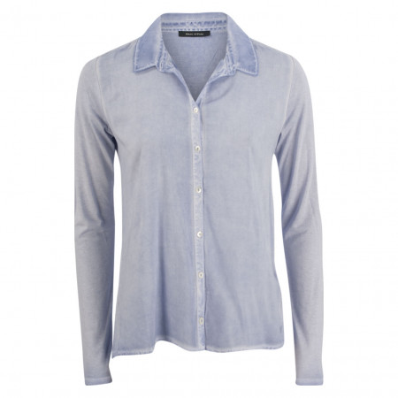 SALE % | Marc O'Polo | Shirt - Regular Fit - Cold dye-Optik | Blau online im Shop bei meinfischer.de kaufen
