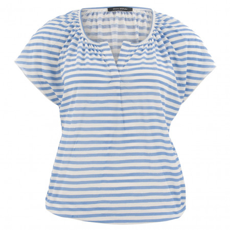SALE % | Marc O'Polo | Shirt - Comfort Fit - Stripes | Blau online im Shop bei meinfischer.de kaufen