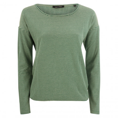 SALE % | Marc O'Polo | Shirt - Comfort Fit - Stripes | Grün online im Shop bei meinfischer.de kaufen