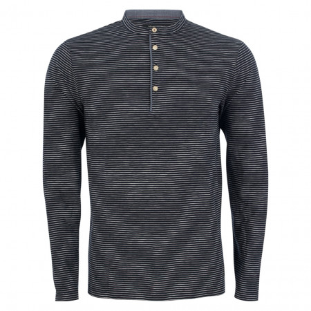 SALE % | Marc O'Polo | Henelyshirt - Shaped Fit - Stripes | Blau online im Shop bei meinfischer.de kaufen