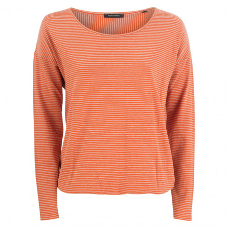 SALE % | Marc O'Polo | Shirt - Comfort Fit - Stripes | Orange online im Shop bei meinfischer.de kaufen