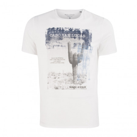 SALE % | Boss Casual | T-Shirt - Regular Fit - Print | Weiß online im Shop bei meinfischer.de kaufen