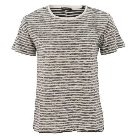 SALE % | Marc O'Polo | T-Shirt - Regular Fit - Inside-Out-Optik | Grau online im Shop bei meinfischer.de kaufen