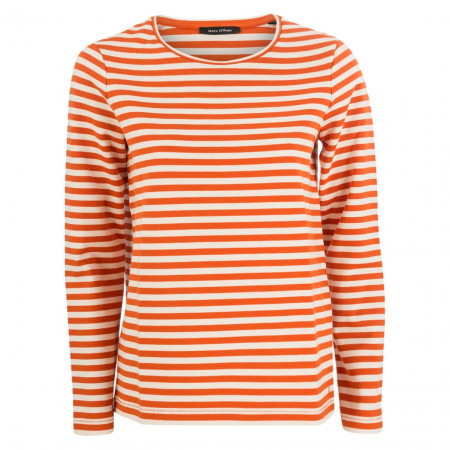 SALE % | Marc O'Polo | Sweater - Comfort Fit - Stripes | Orange online im Shop bei meinfischer.de kaufen