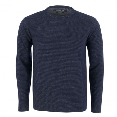 SALE % | Marc O'Polo | Sweatpullover - Regular Fit - Stripes | Blau online im Shop bei meinfischer.de kaufen