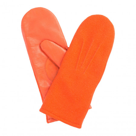 SALE % | Marc Cain | Handschuhe - Leder - Wolle | Orange online im Shop bei meinfischer.de kaufen