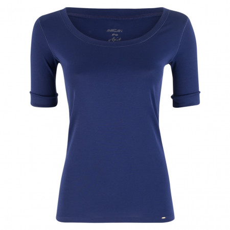 SALE % | Marc Cain | Shirt - Slim Fit - 1/2-Arm | Blau online im Shop bei meinfischer.de kaufen
