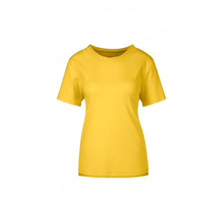 SALE % | Marc Cain | T-Shirt - Regular Fit - unifarben | Gelb online im Shop bei meinfischer.de kaufen