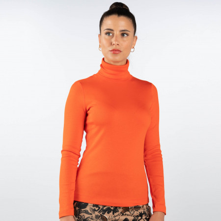 SALE % | Marc Cain | T-Shirt - Slim Fit - Rollkragen | Orange online im Shop bei meinfischer.de kaufen