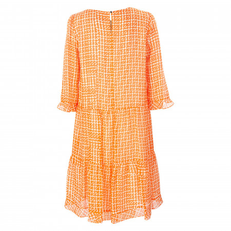 SALE % | Marc Cain | Kleid - Regular Fit - Allover Print | Orange online im Shop bei meinfischer.de kaufen