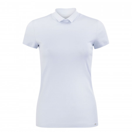 SALE % | Marc Cain | Poloshirt - Regular Fit - unifarben | Blau online im Shop bei meinfischer.de kaufen