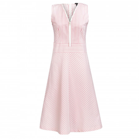 SALE % | Marc Cain | Kleid - fitted - Stripes | Rosa online im Shop bei meinfischer.de kaufen