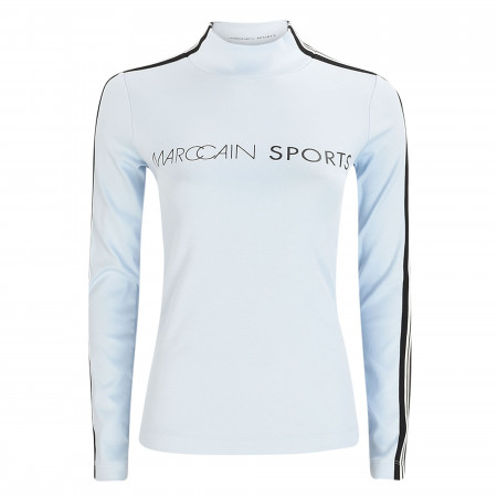 SALE % | Marc Cain | Shirt - Regular Fit - Turtleneck | Blau online im Shop bei meinfischer.de kaufen
