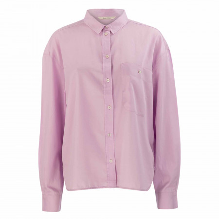 SALE % | Marc O'Polo | Bluse - Loose Fit - Hemdkragen | Rosa online im Shop bei meinfischer.de kaufen