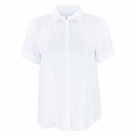 SALE % | Marc O'Polo | Bluse - Loose Fit - Hemdkragen | Weiß online im Shop bei meinfischer.de kaufen