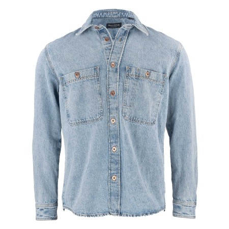 SALE % | Marc O'Polo | Hemd - Loose Fit - Jeans | Blau online im Shop bei meinfischer.de kaufen