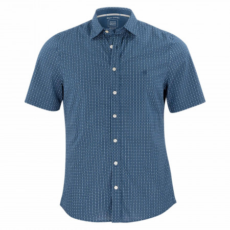 SALE % | Marc O'Polo | Freizeithemd - Shaped Fit - Kentkragen | Blau online im Shop bei meinfischer.de kaufen