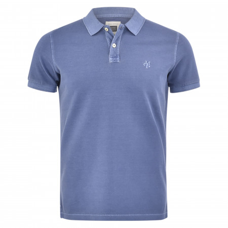 SALE % | Marc O'Polo | Poloshirt - Regular Fit - unifarben | Blau online im Shop bei meinfischer.de kaufen