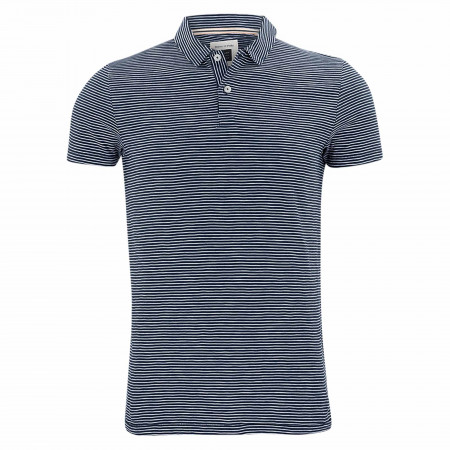 SALE % | Marc O'Polo | Poloshirt - Shaped Fit - Stripes | Blau online im Shop bei meinfischer.de kaufen