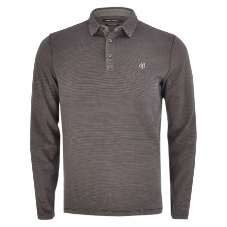 SALE % | Marc O'Polo | Poloshirt - Regular Fit - Stripes | Grau online im Shop bei meinfischer.de kaufen