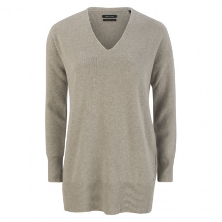 SALE % | Marc O'Polo | Pullover - Regular Fit - Side Cuts | Grau online im Shop bei meinfischer.de kaufen