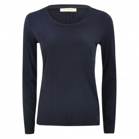 SALE % | Marc O'Polo | Shirt - Regular Fit - unifarben | Blau online im Shop bei meinfischer.de kaufen