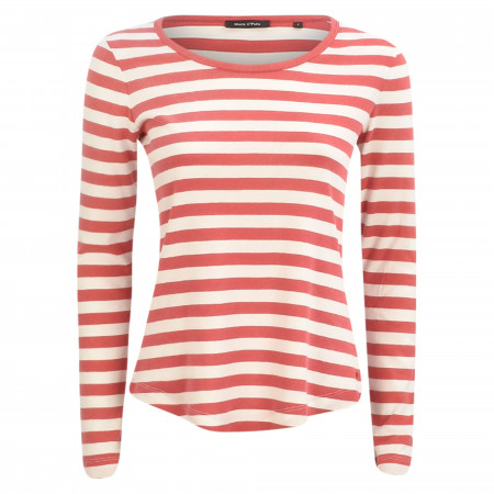 SALE % | Marc O'Polo | Shirt - Regular Fit - Stripes | Rot online im Shop bei meinfischer.de kaufen