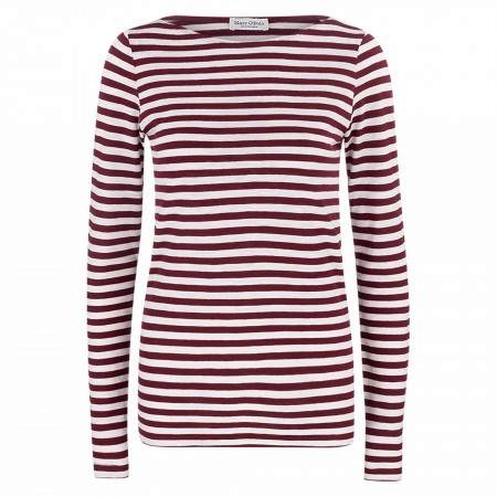 SALE % | Marc O'Polo | T-Shirt - Regular Fit - Stripes | Rot online im Shop bei meinfischer.de kaufen