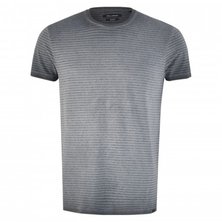 SALE % | Marc O'Polo | T-Shirt - Shaped Fit - Crewneck | Blau online im Shop bei meinfischer.de kaufen