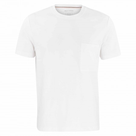 SALE % | Marc O'Polo | T-Shirt - Relaxed Fit - Crewneck | Weiß online im Shop bei meinfischer.de kaufen
