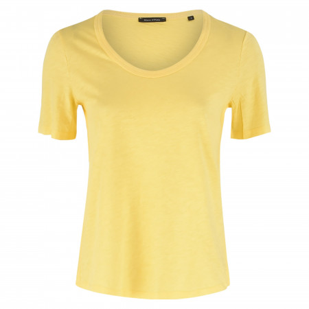 SALE % | Marc O'Polo | T-Shirt - Loose Fit - unifarben | Gelb online im Shop bei meinfischer.de kaufen