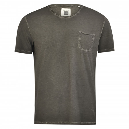 SALE % | Marc O'Polo | T-Shirt - Regular Fit - Cold dye-Optik | Grau online im Shop bei meinfischer.de kaufen