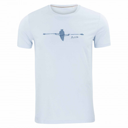 SALE % | Marc O'Polo | T-Shirt - Regular Fit - Print | Blau online im Shop bei meinfischer.de kaufen