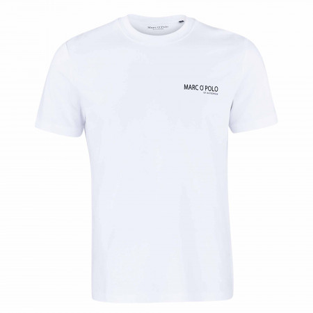 SALE % | Marc O'Polo | T-Shirt - Regular Fit - Crewneck | Weiß online im Shop bei meinfischer.de kaufen