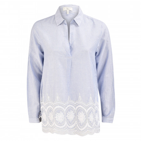 SALE % | Mavi | Hemdbluse - Comfort Fit - Stripes | Blau online im Shop bei meinfischer.de kaufen